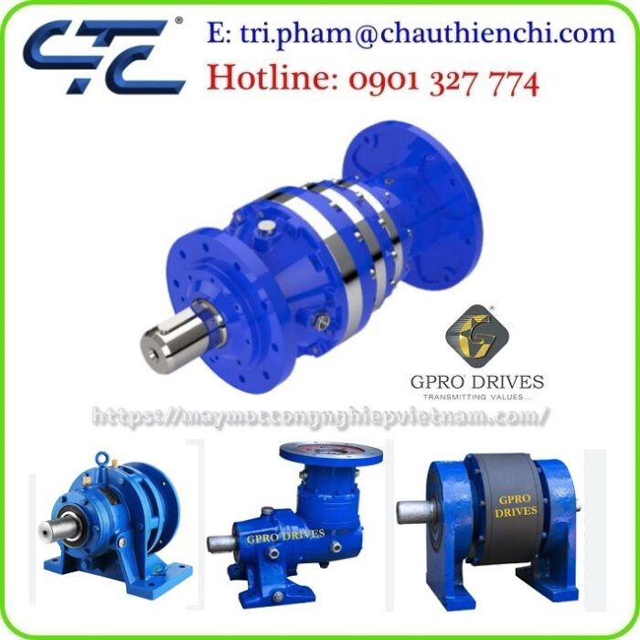 Hộp số hành tinh GPRO Drives đại lý Việt Nam