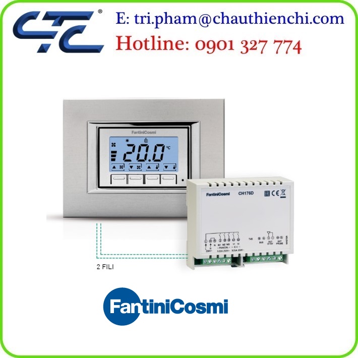 Bộ điều khiển nhiệt độ Fantini Cosmi đại lý VN
